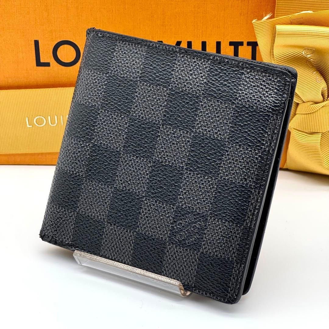 【美品】 ルイヴィトン ダミエグラフィット ポルトフォイユ マルコ カード4枚