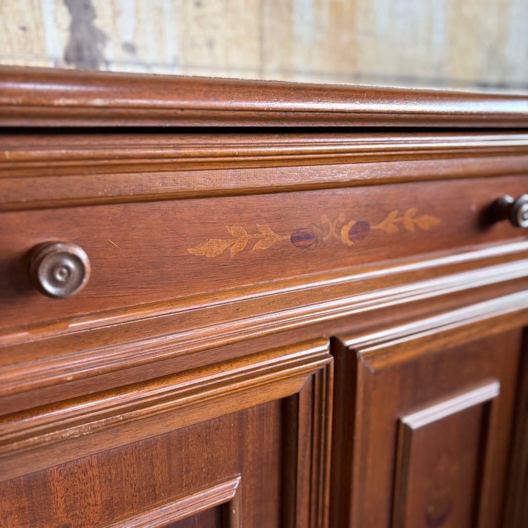 イタリア象嵌　コンソールテーブル　キャビネット　ヴィンテージ