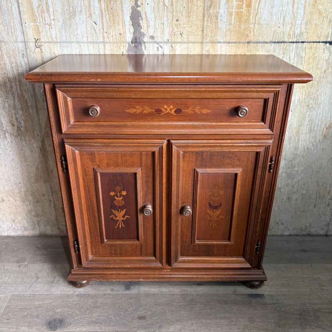 イタリア象嵌　コンソールテーブル　キャビネット　ヴィンテージ