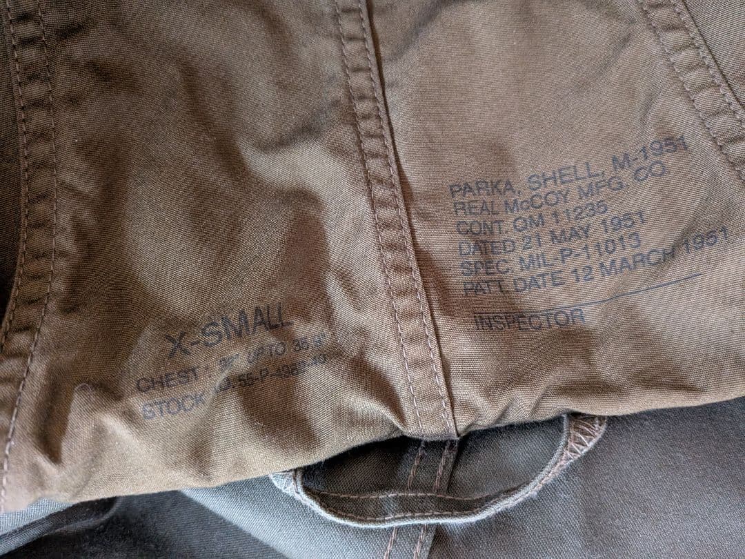 リアルマッコイズ　モッズパーカー　MJ13151　希少　 m51