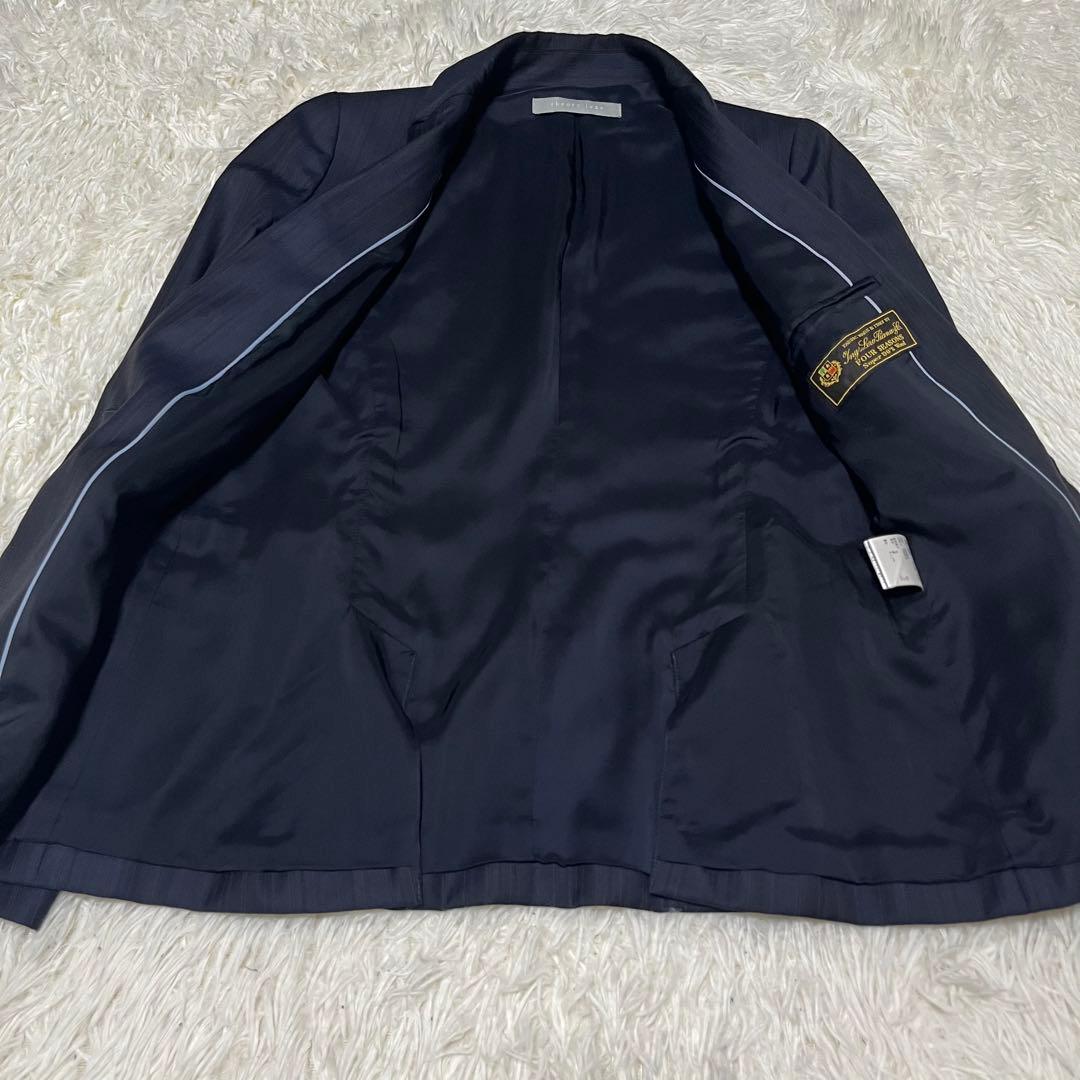 Theory luxe ロロピアーナ セットアップ　ネイビー　ストライプ　36