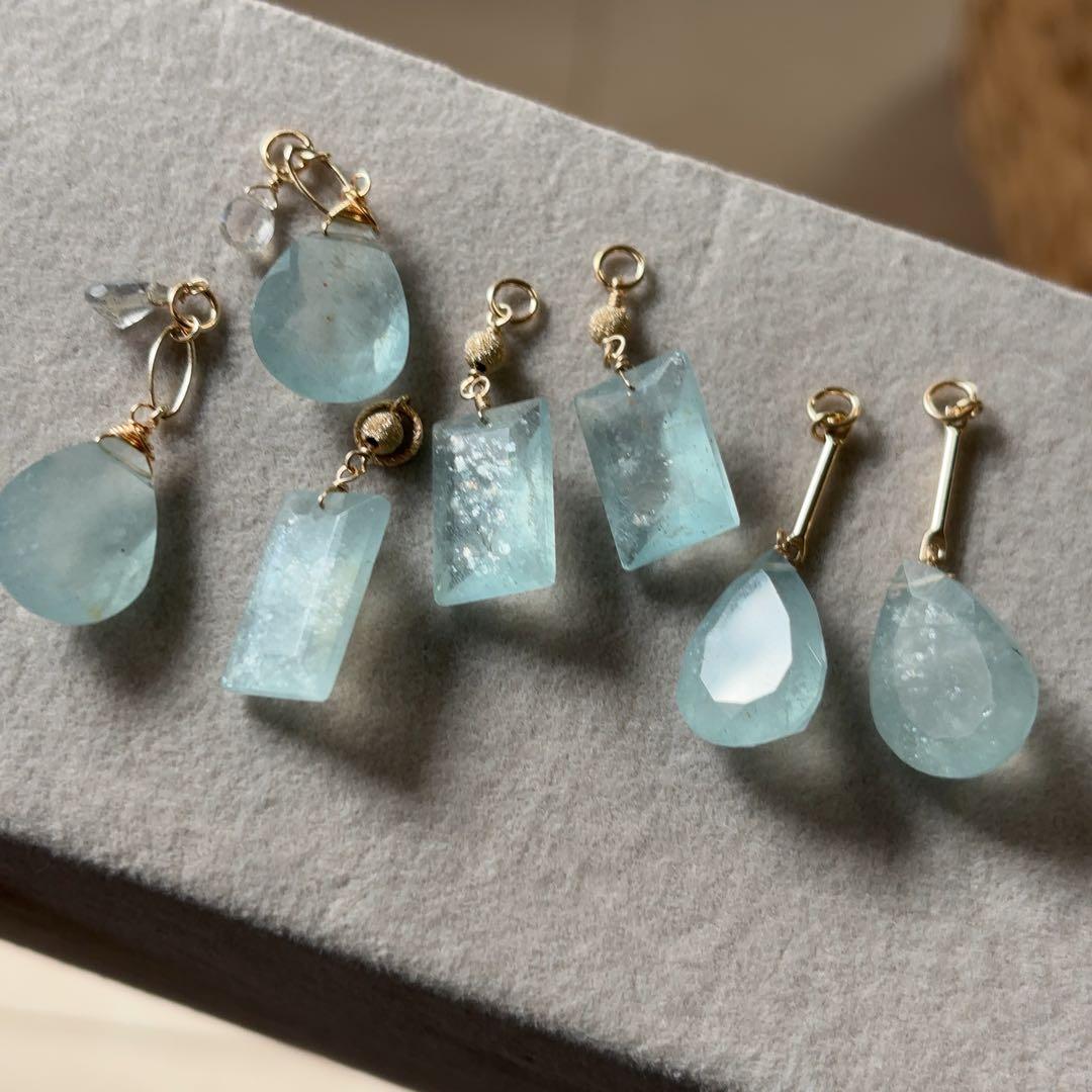 Kaya様 シンデレラアクアマリンチャーム