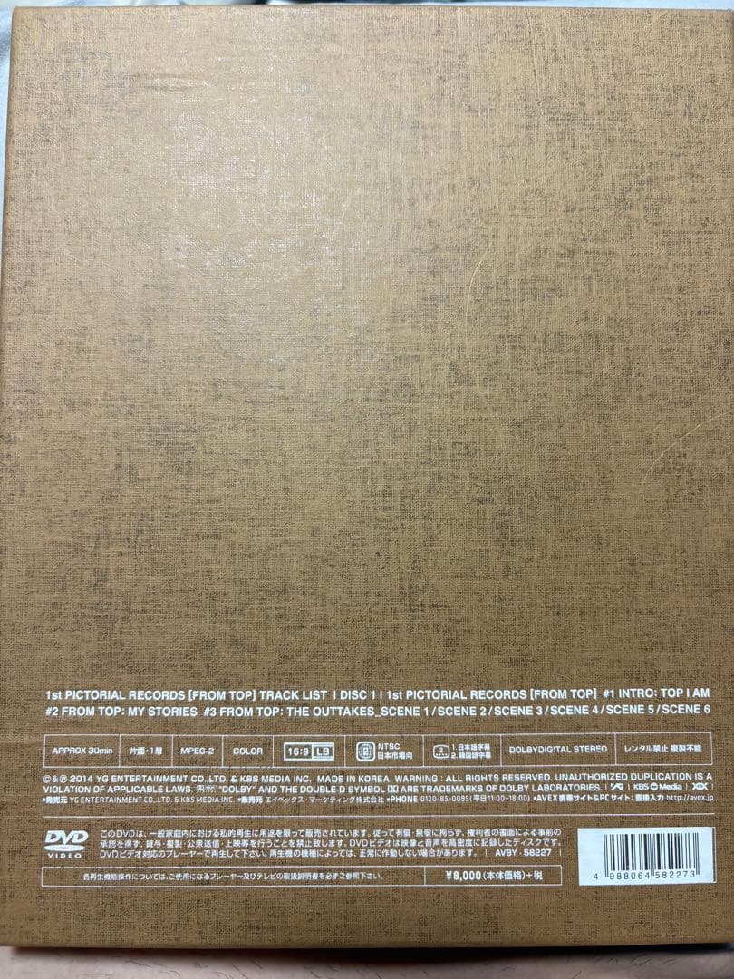 T.O.P 写真集　1st PICTORIAL RECORDS