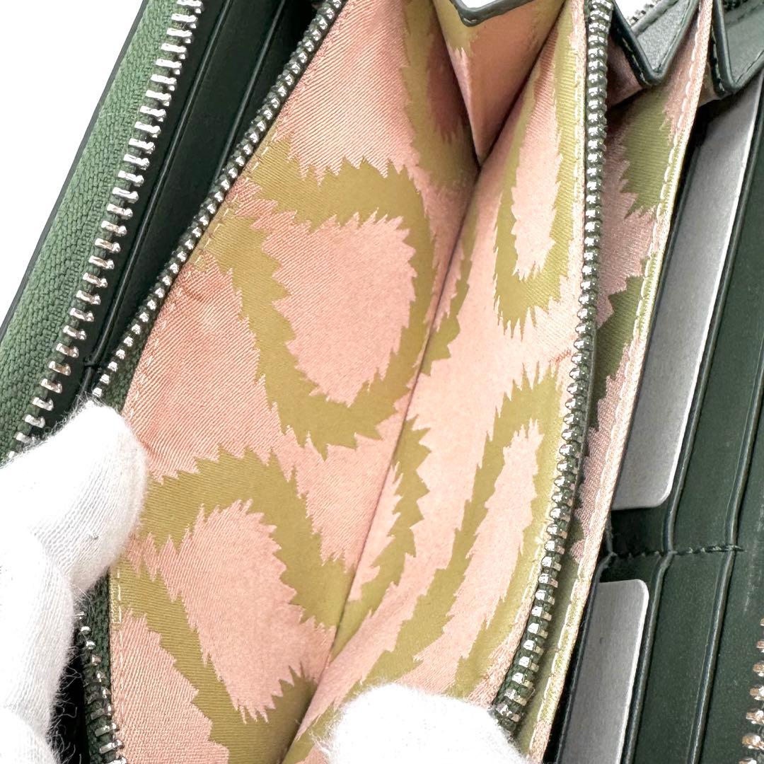 未使用✨ヴィヴィアンウエストウッド フローレンス ジッピーウォレット グリーン