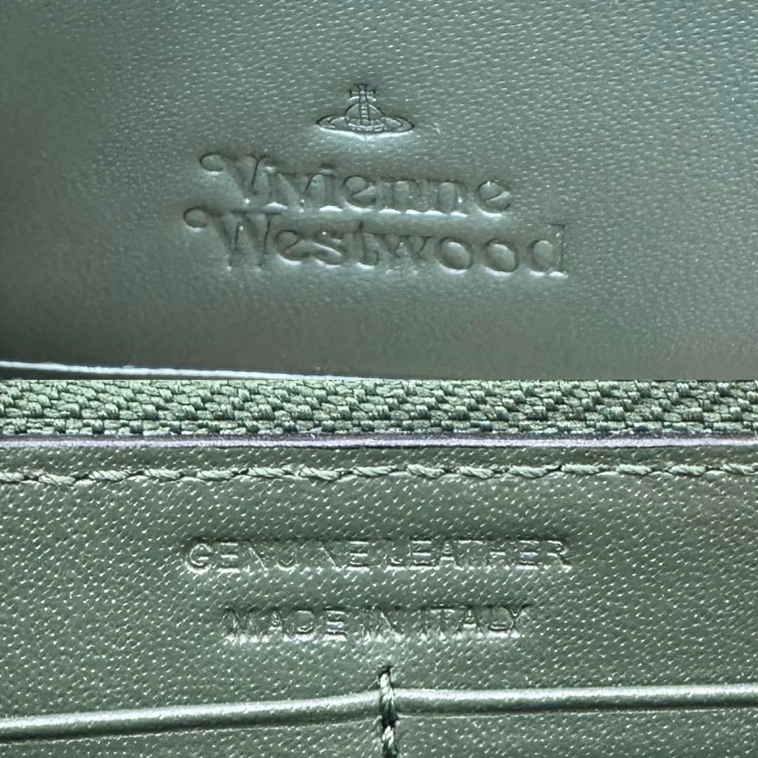 未使用✨ヴィヴィアンウエストウッド フローレンス ジッピーウォレット グリーン