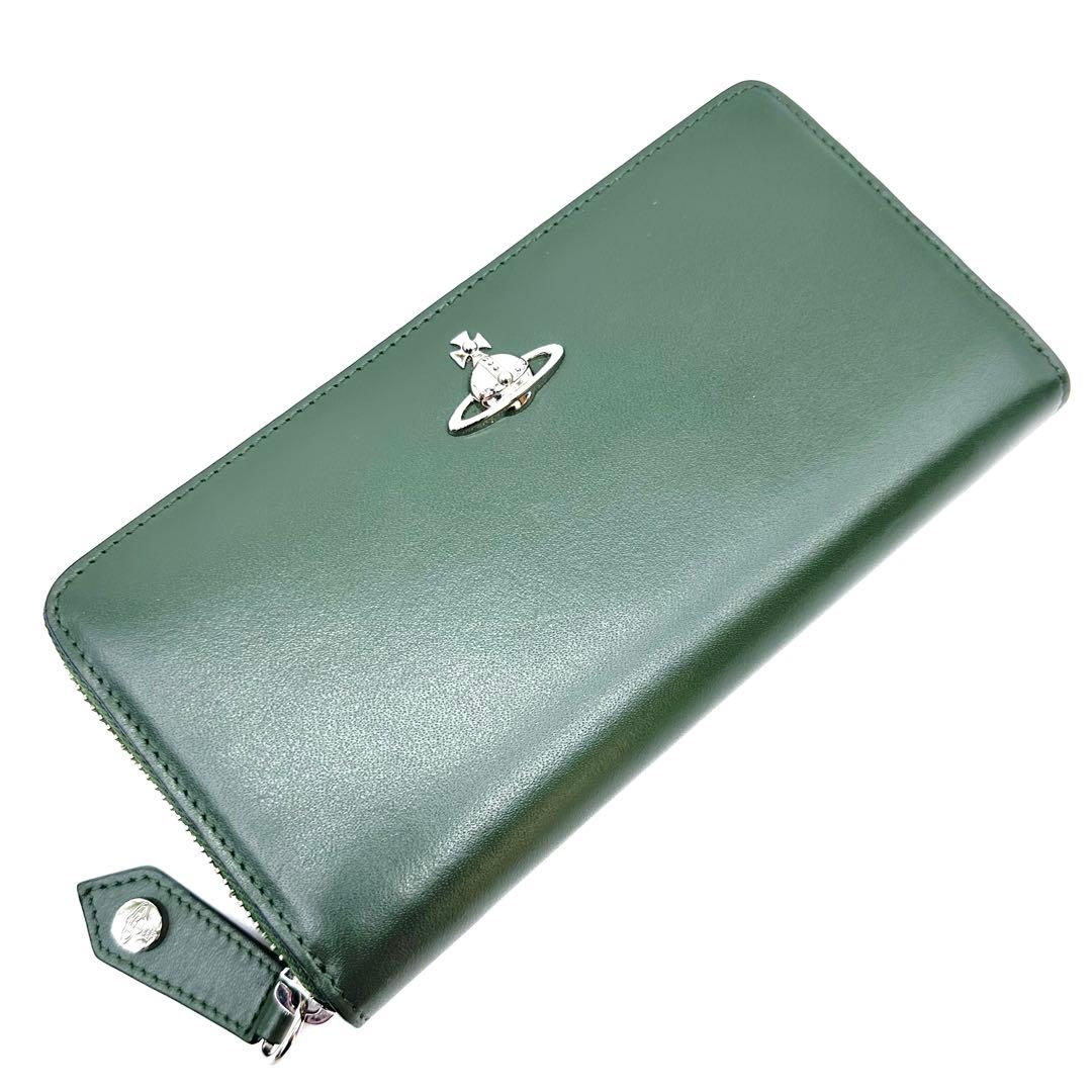 未使用✨ヴィヴィアンウエストウッド フローレンス ジッピーウォレット グリーン