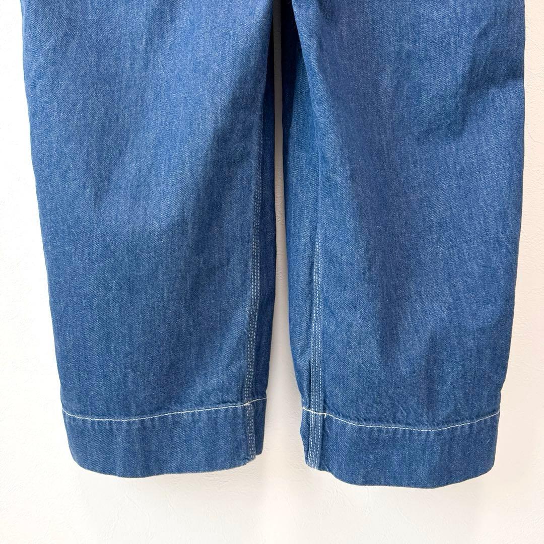 美品 BEAMS BOY アジャスターオーバーオール サロペット 古着風 ブルー