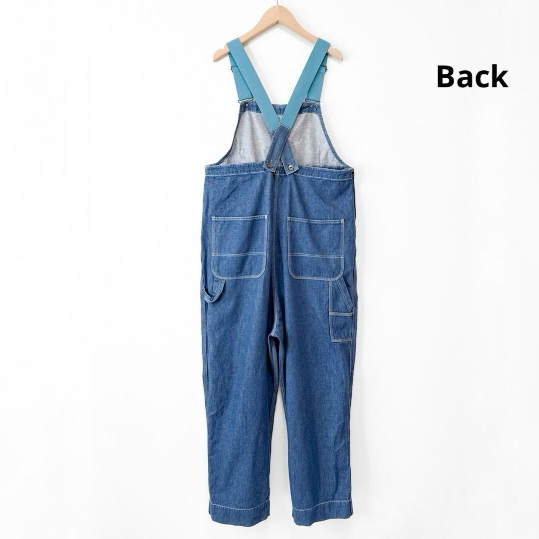 美品 BEAMS BOY アジャスターオーバーオール サロペット 古着風 ブルー