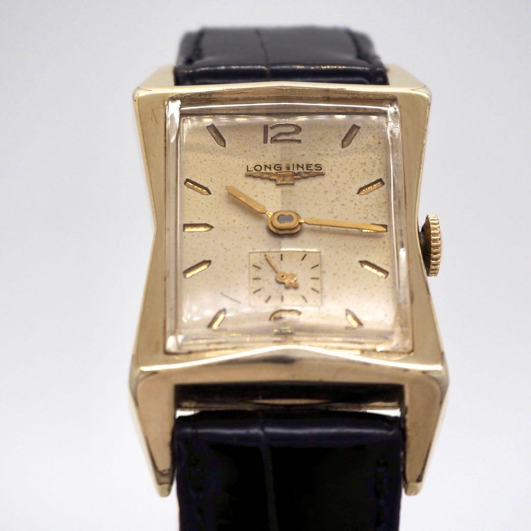 87 稼働 LONGINES　メンズ時計　手巻き　箱付き　ヴィンテージ　ゴールド