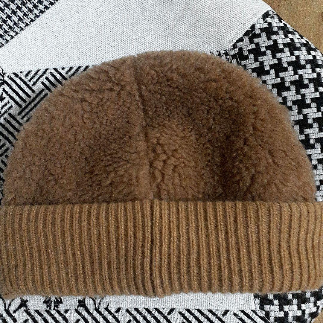Max Mara　テディベアニット帽　キャメル　完売品