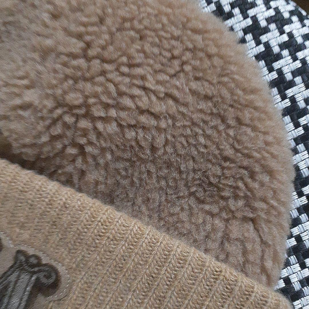 Max Mara　テディベアニット帽　キャメル　完売品