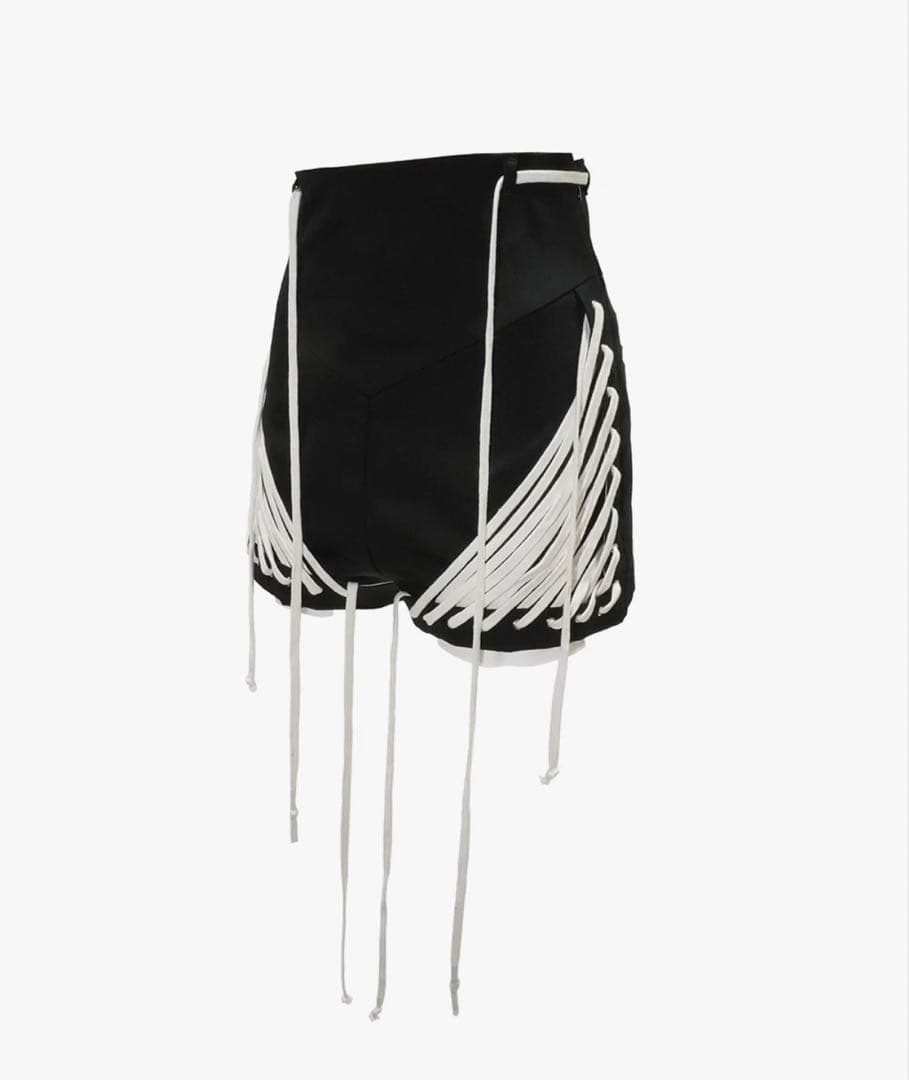 パンツ THEREDTHREAD S lace up shorts