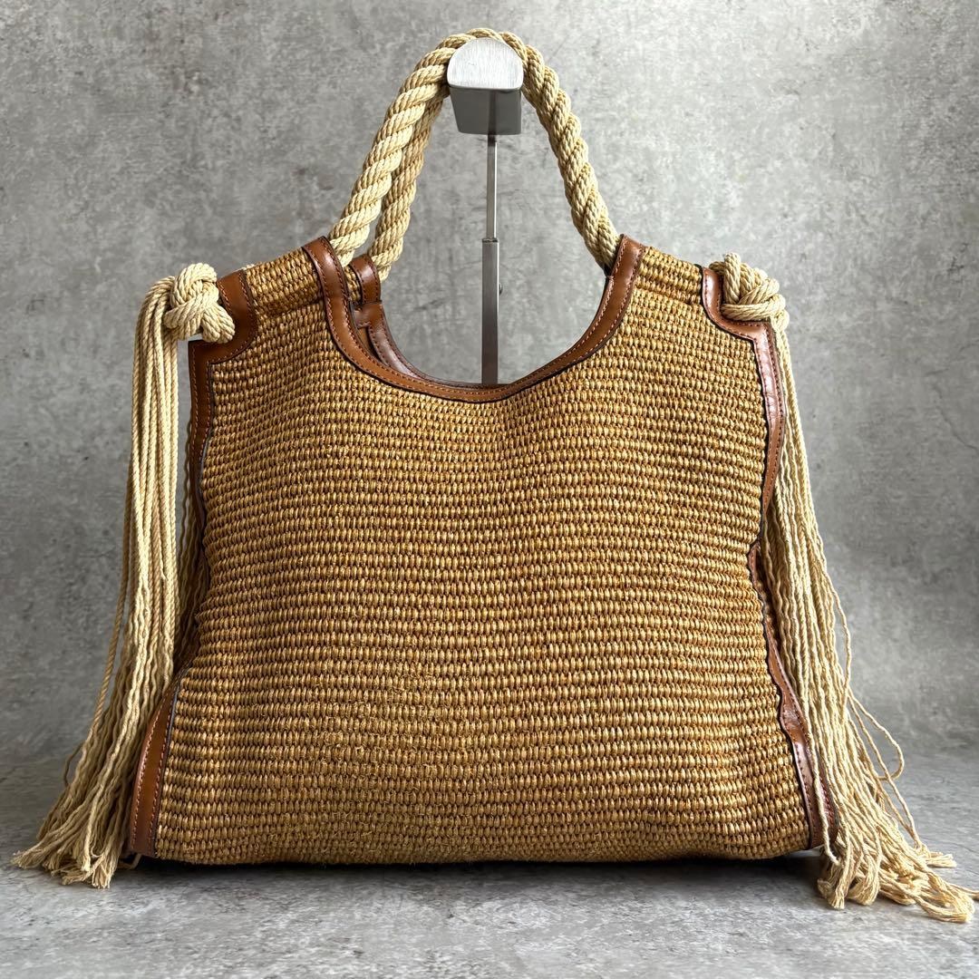 【りくる様】MARNI Marcel ロープ トート ハンドバッグ かごバッグ
