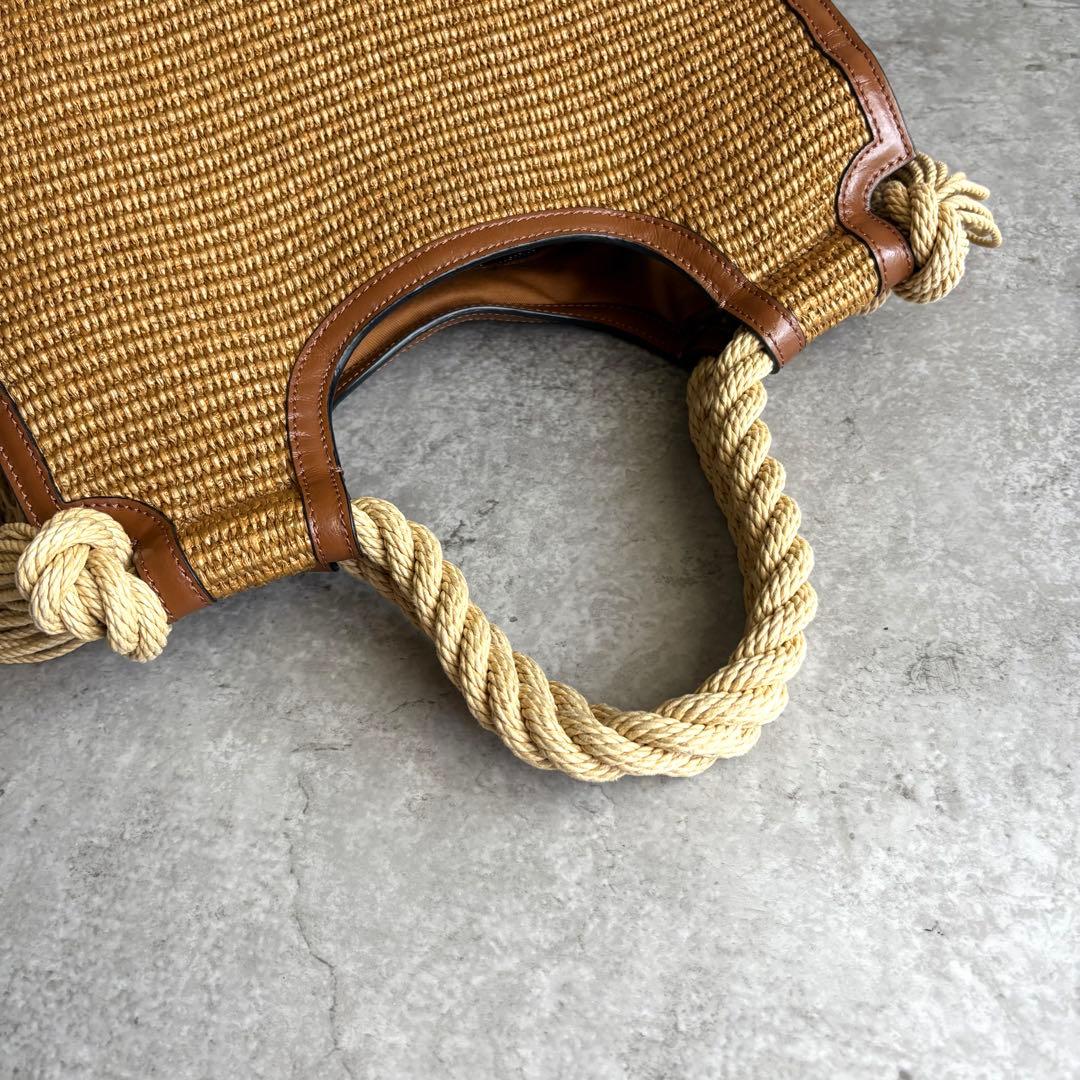 【りくる様】MARNI Marcel ロープ トート ハンドバッグ かごバッグ