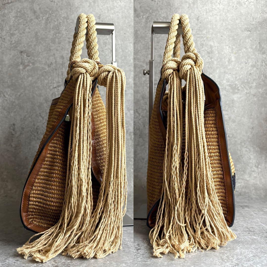 【りくる様】MARNI Marcel ロープ トート ハンドバッグ かごバッグ