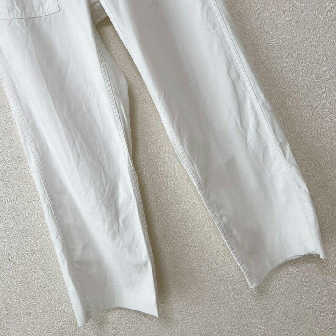 MADISONBLUE ファティーグパンツ バックサテン カットオフ 00