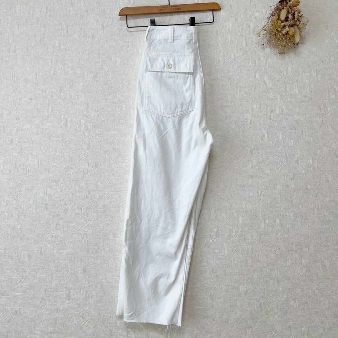 MADISONBLUE ファティーグパンツ バックサテン カットオフ 00