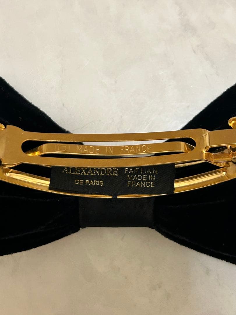 ALEXANDRE DE PARIS ブラックヘアアクセサリー最終お値下げ✨