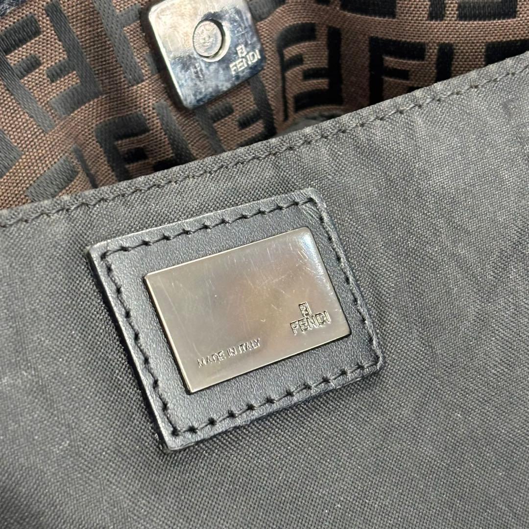 FENDI フェンディ ズッキーノ トートバッグ ブラウン E3