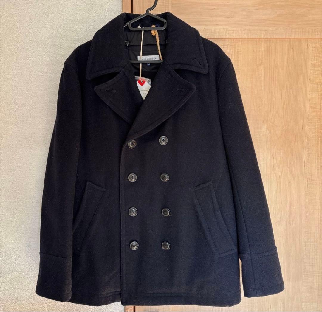 ナノユニバース ピーコート 蓄熱 アルミニウム 高機能防寒 ライナー付 未使用品