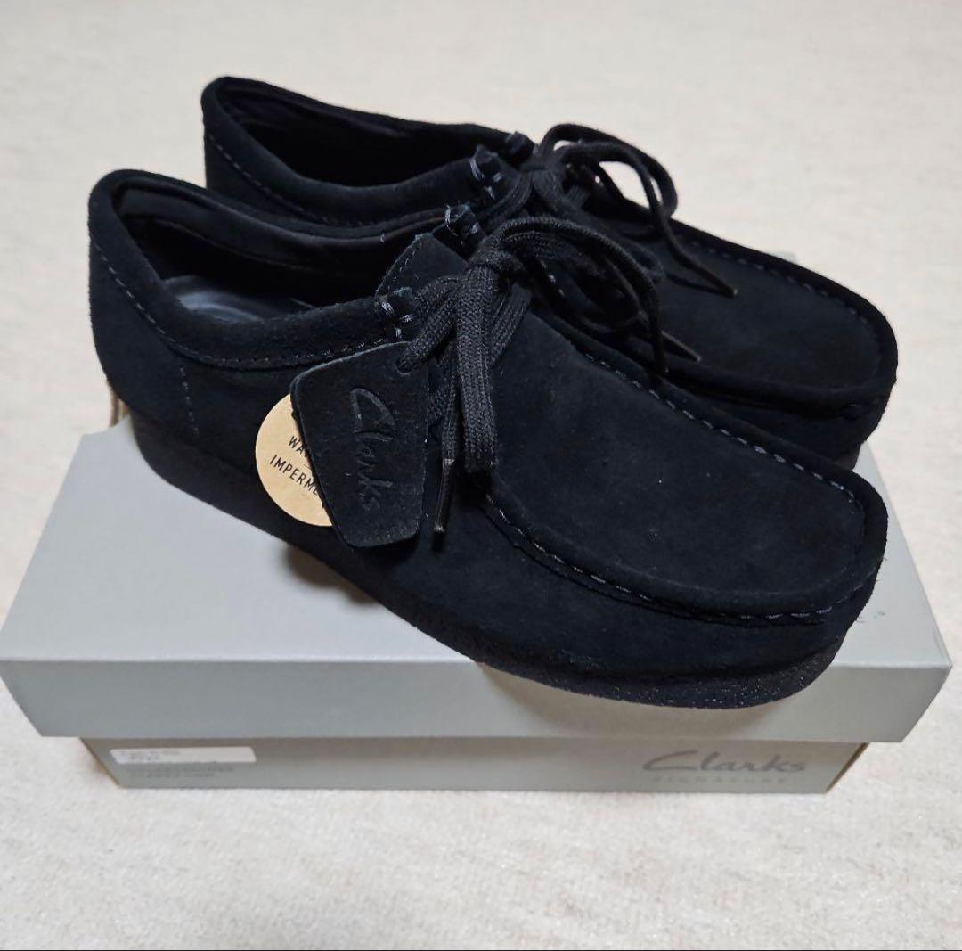 Clarks Wallabee EVO WP ブラックスエード 6½ UK