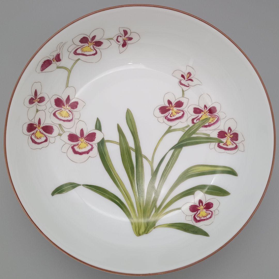 HERMES エルメス オルキデ NO.15 ボウル 蘭