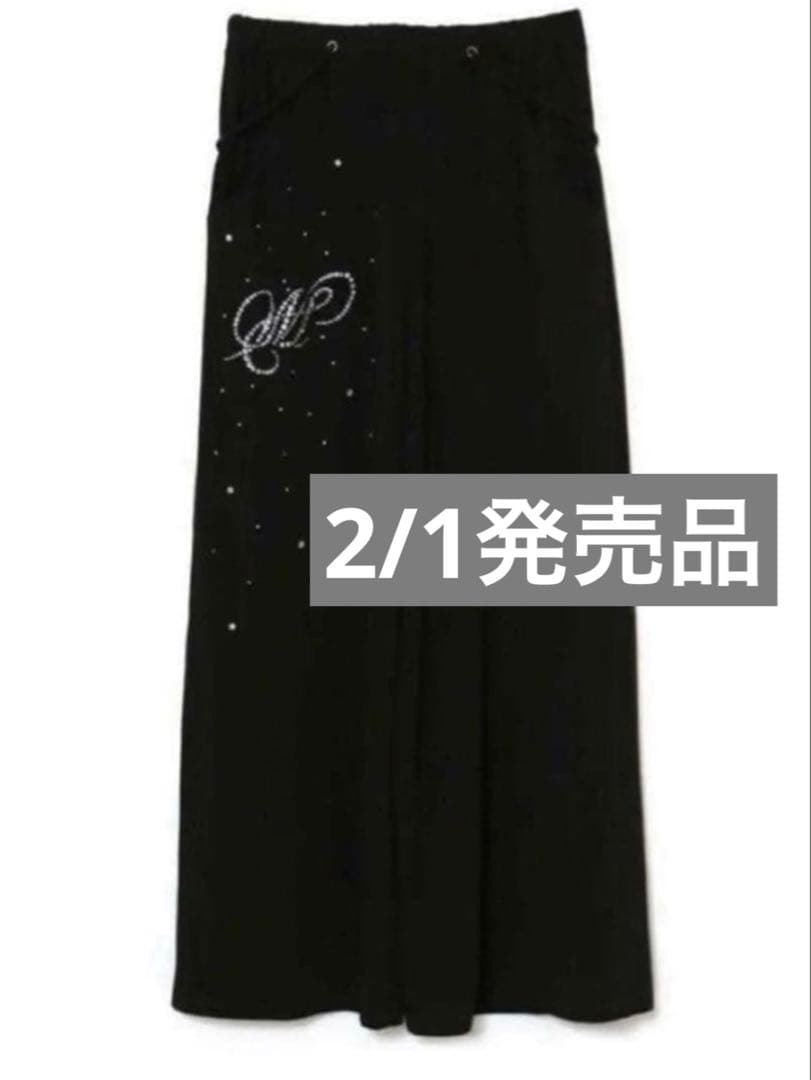 メルトザレディ logo gradation pants