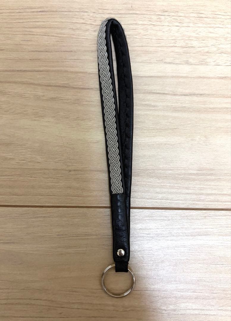 【美品】YOHEI NOGUCHI 編み込み ハンドストラップ キーリング