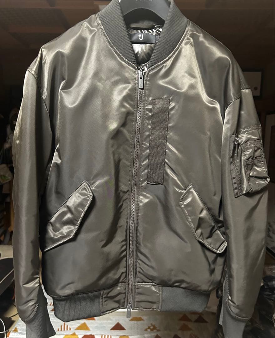 極美品】ユニクロ +J MA-1 フライトジャケット MA-1 カーキ　Sサイズ