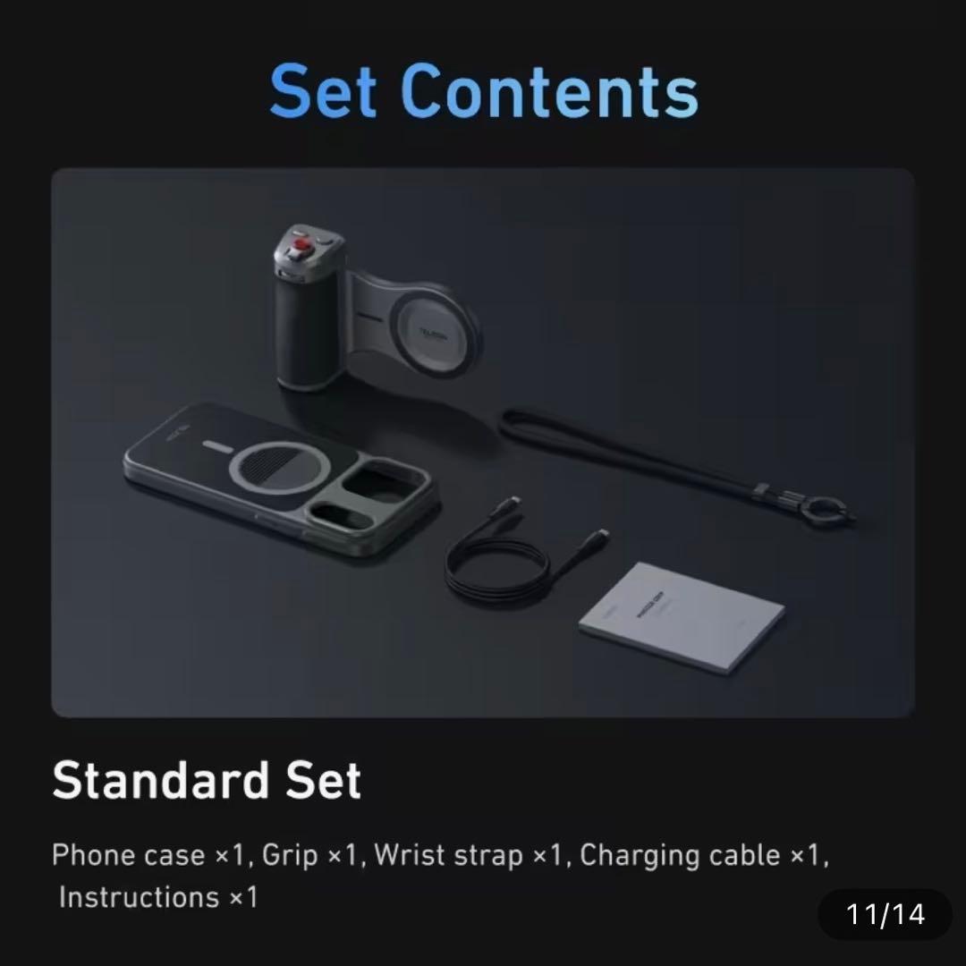 TELESINカメラグリップ & 冷却ケースiPhone17 ProMax