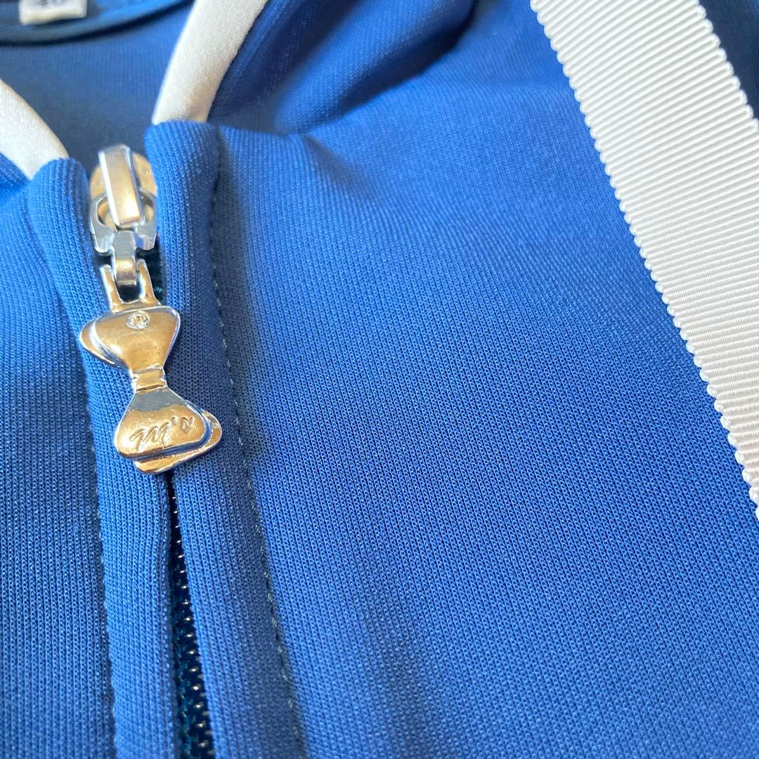 【近年】未使用に近い　エムズグレイシー　ジップアップ　ロングパーカー　リボン40