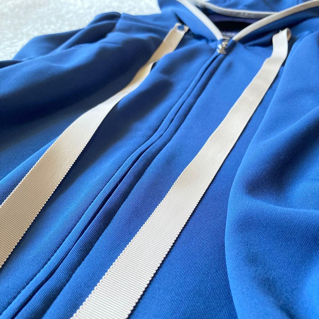 【近年】未使用に近い　エムズグレイシー　ジップアップ　ロングパーカー　リボン40