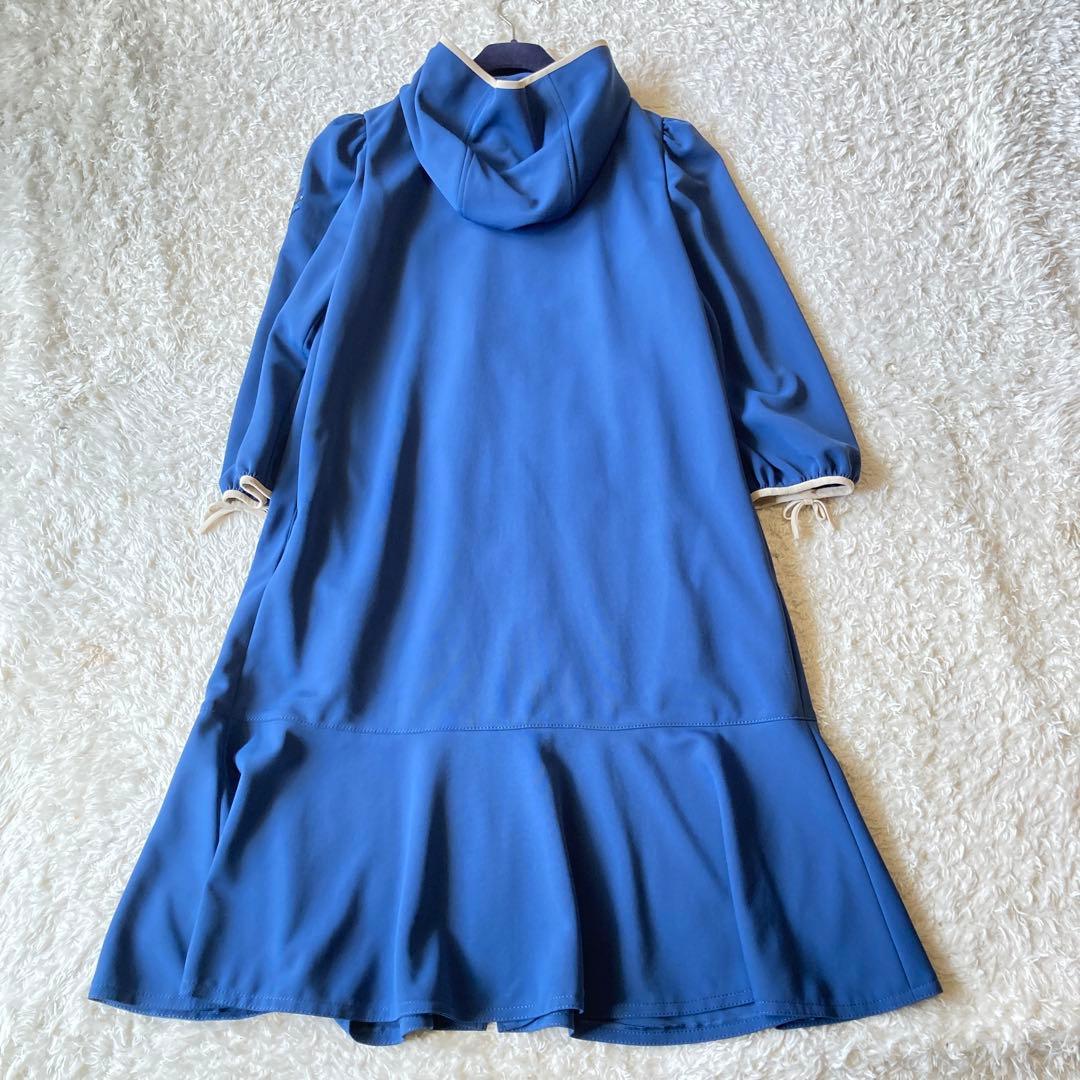 【近年】未使用に近い　エムズグレイシー　ジップアップ　ロングパーカー　リボン40