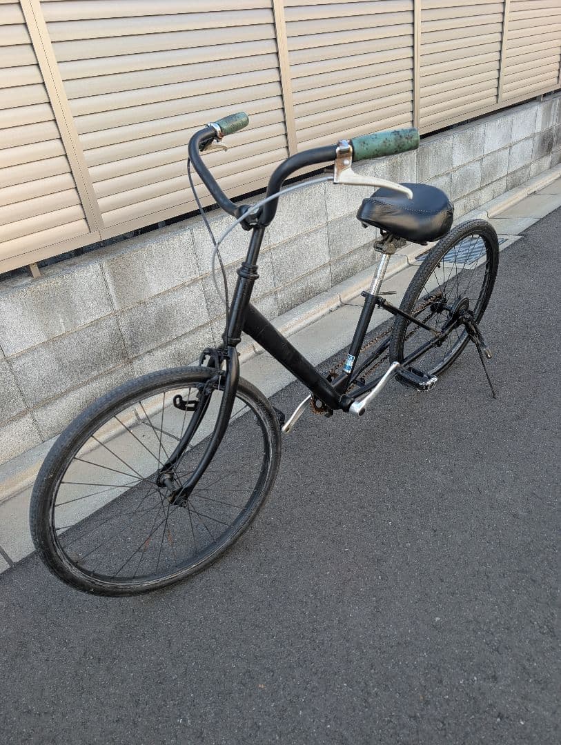 シティサイクル ブラック シングルギア ロンスイ 22インチ