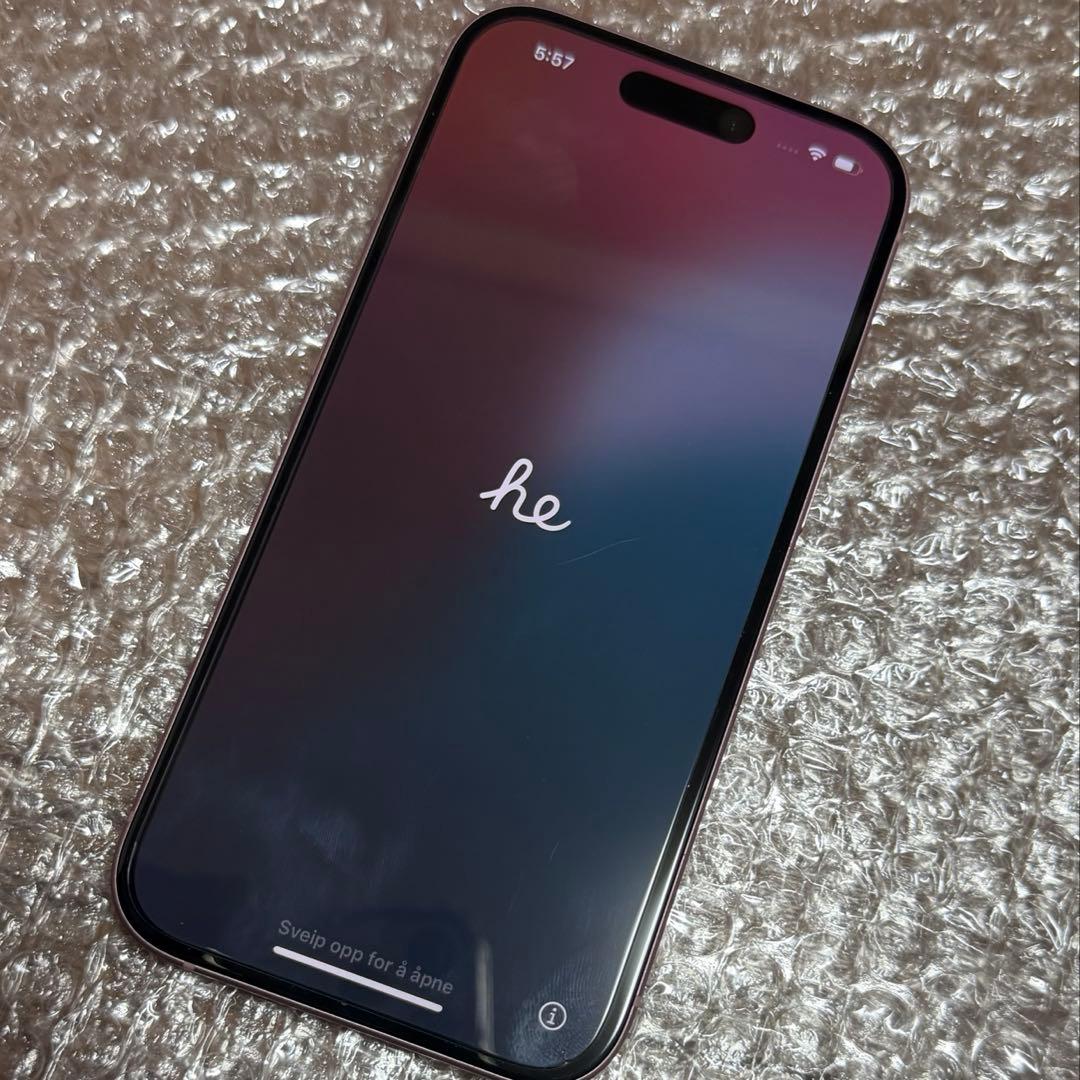 iPhone15 256GB 本体 ピンク バッテリー76%