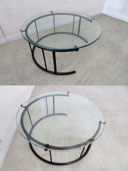 展示品■フクラ■TMRB Mサイズ■モダン■ガラステーブル■13万円■