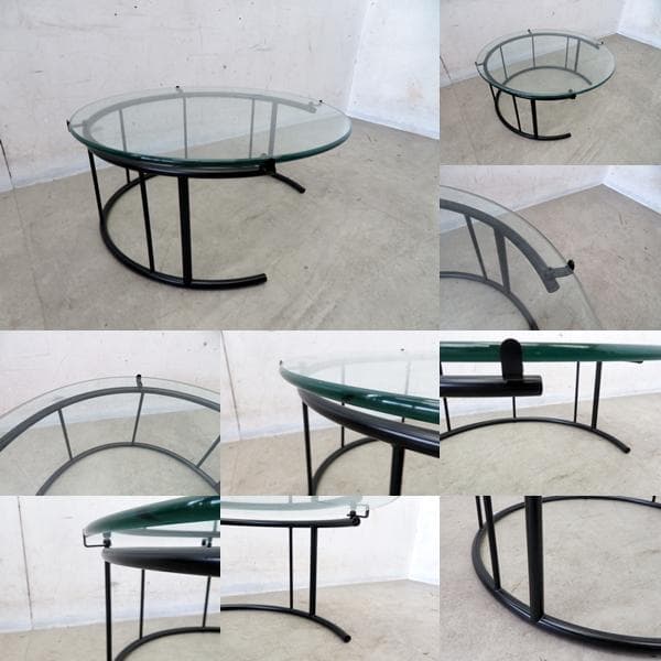 展示品■フクラ■TMRB Mサイズ■モダン■ガラステーブル■13万円■