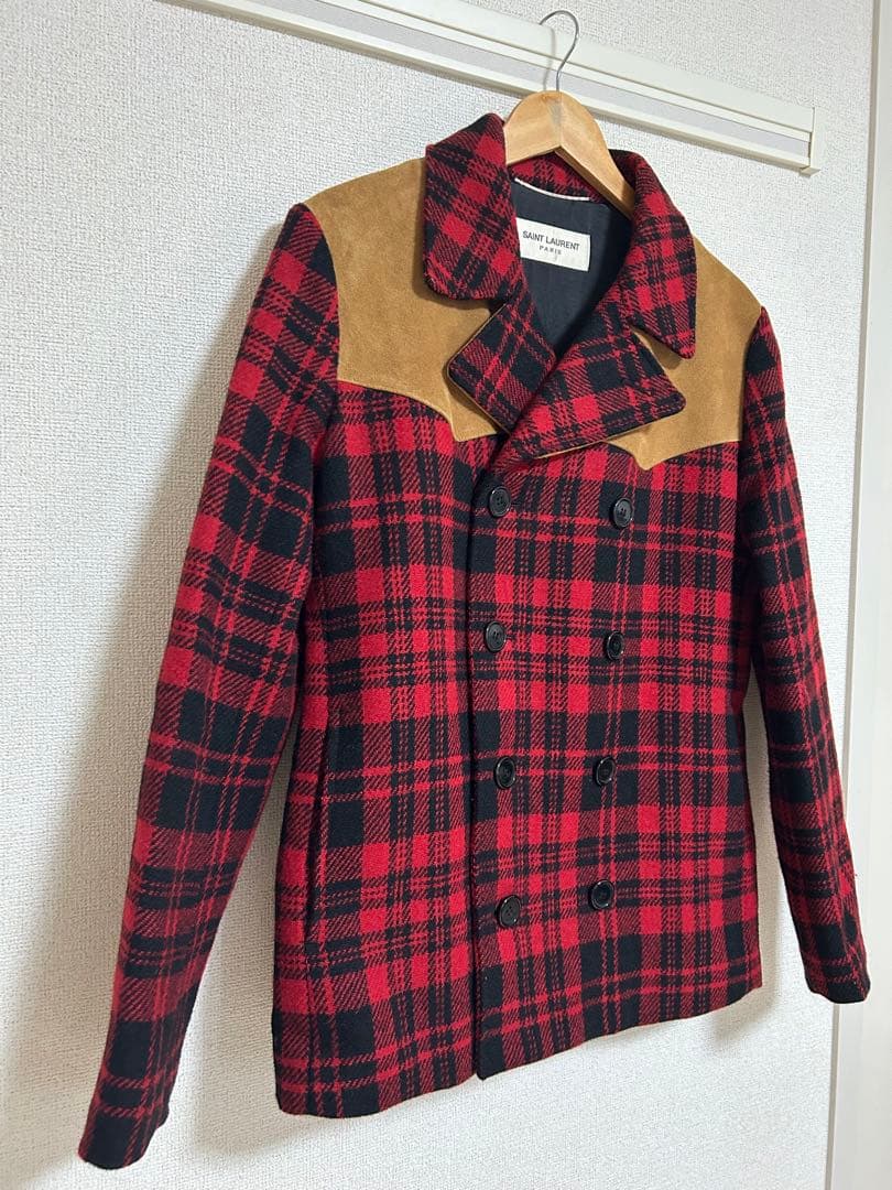 美品‼︎希少‼︎ 46 サンローランパリ　エディ期　コート アウター