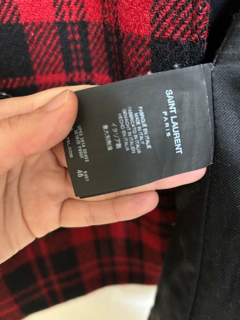 美品‼︎希少‼︎ 46 サンローランパリ　エディ期　コート アウター