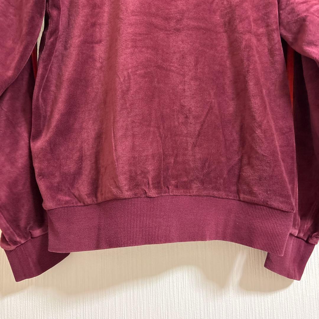 入手困難モデル adidas 00s ベロア トラックジャケット ボルドー L