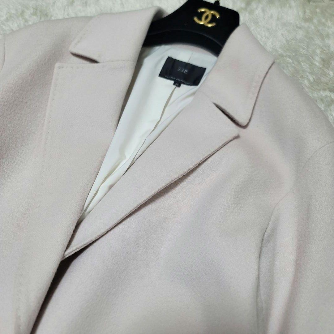 美品✨️23区 23AW ウール カシミヤ ビーバー チェスターコート