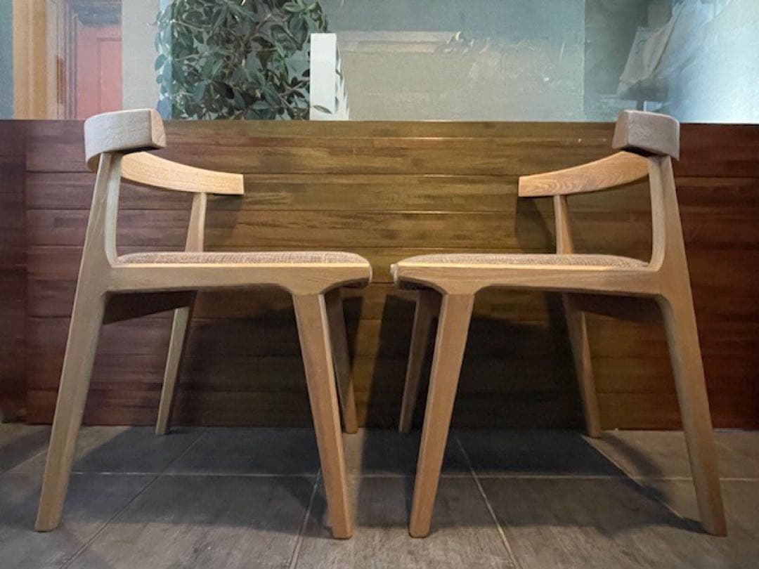 アトム■Henryヘンリー アッシュ無垢材/天然木 ダイニングチェア■B