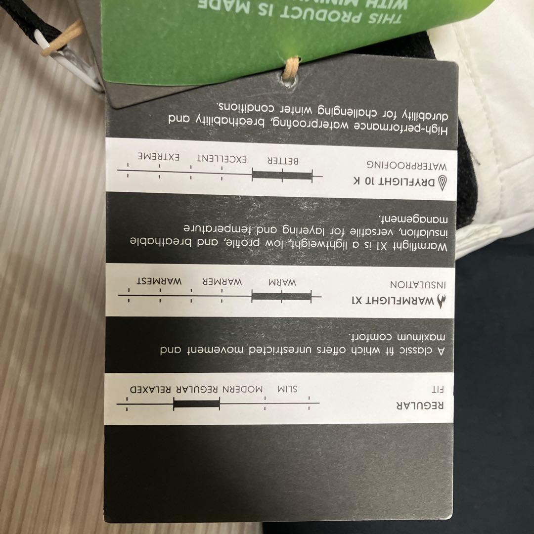 送料無料 新品 QUIKSILVER スノーウェア ビブパンツ L WHT