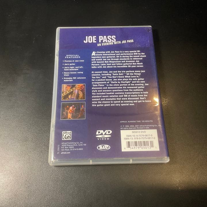 An Evening With Joe Pass 教則DVD