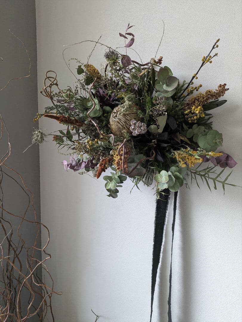 ドライフラワー　オブジェ　バンクシア