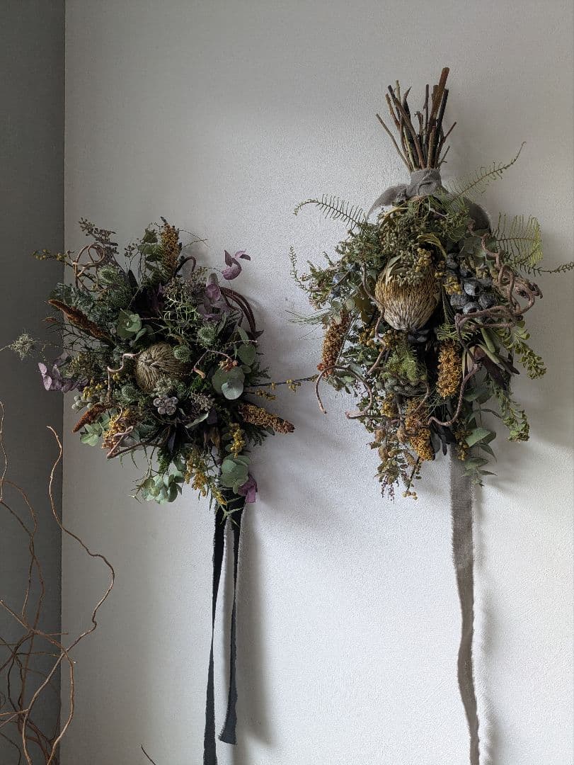 ドライフラワー　オブジェ　バンクシア