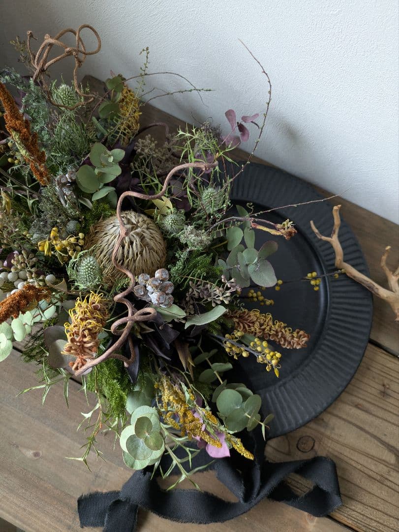 ドライフラワー　オブジェ　バンクシア