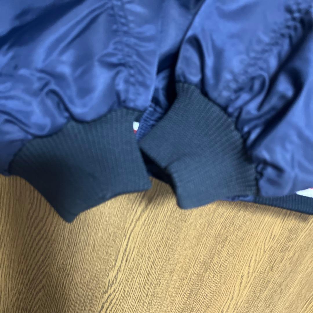 VAN JAC ネイビー スタジャン バックプリント Mサイズ