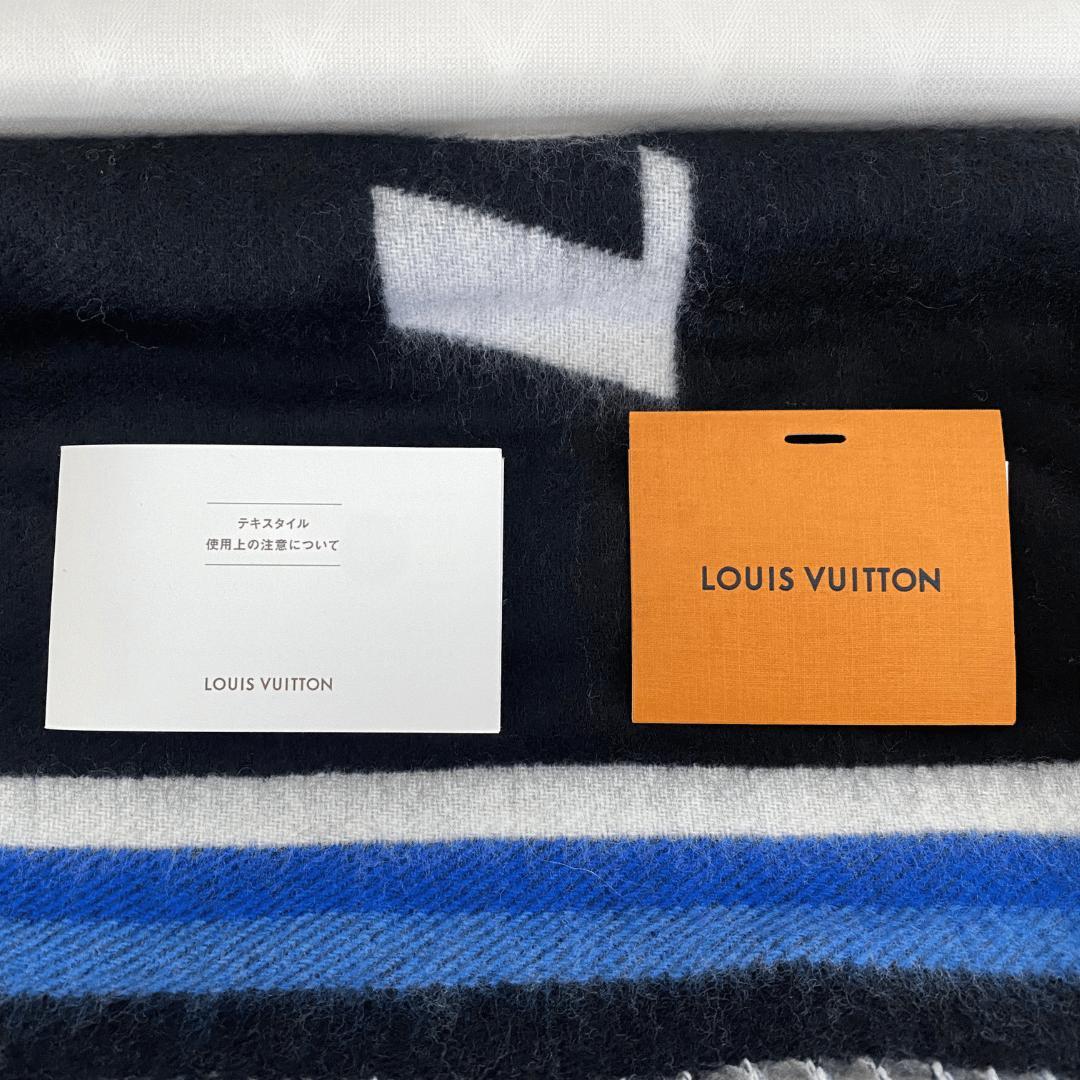 【未使用箱付】LOUIS VITTON ルイ ヴィトン マフラー　ブラック