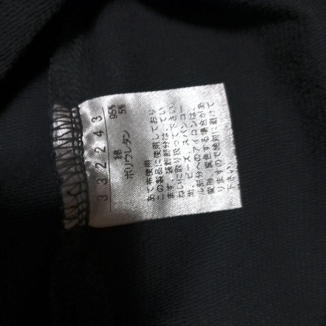 にこにこ　美品　アルベロベロ　刺繍カットソー　トレーナー　ブラック